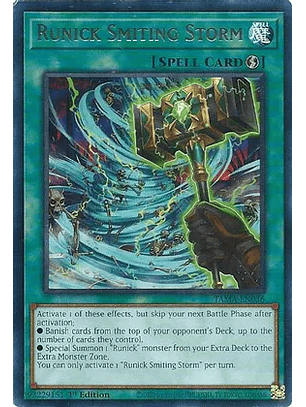 Runick Smiting Storm - TAMA-EN036 - Rare