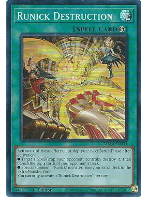 Runick Destruction - TAMA-EN031 - Super Rare