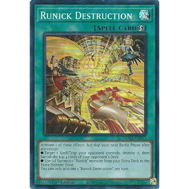 Runick Destruction - TAMA-EN031 - Super Rare