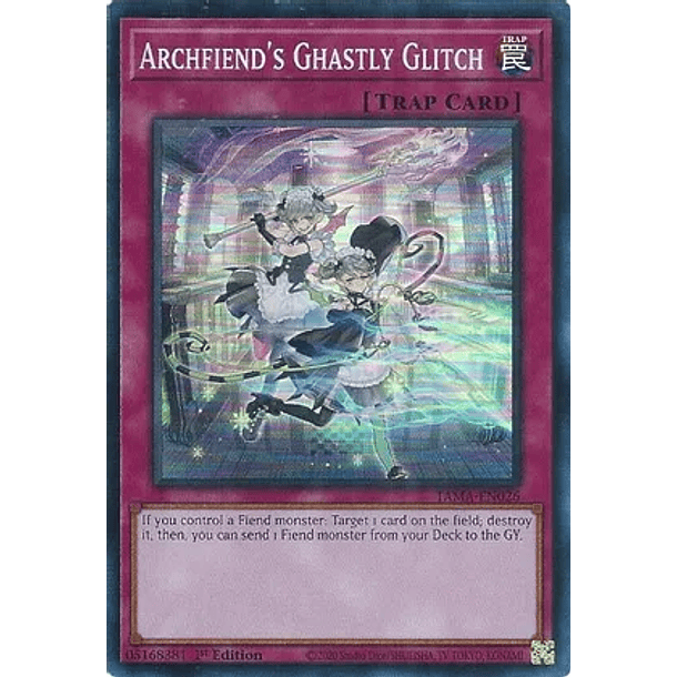 Archfiend's Ghastly Glitch - TAMA-EN026 - Super Rare