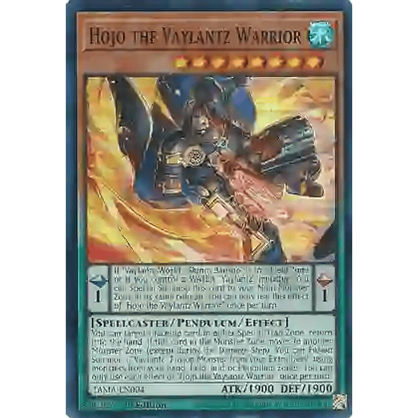 Hojo the Vaylantz Warrior - TAMA-EN004 - Super Rare
