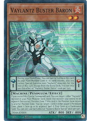 Vaylantz Buster Baron - TAMA-EN005 - Super Rare