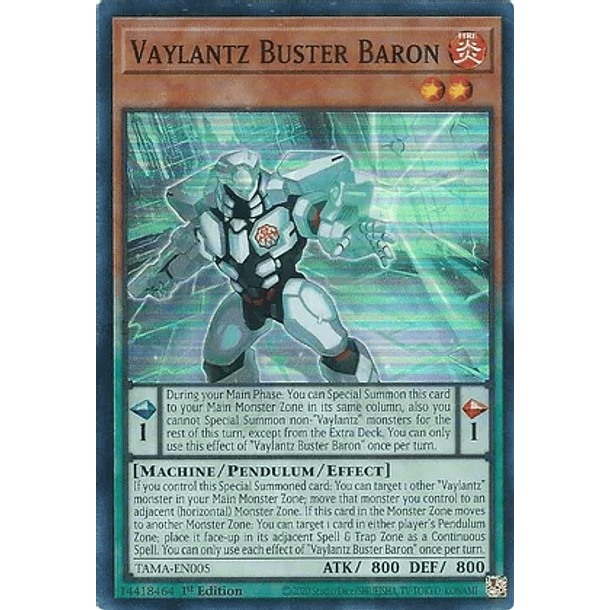 Vaylantz Buster Baron - TAMA-EN005 - Super Rare