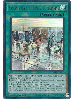 Vaylantz Wars - The Place of Beginning - TAMA-EN011 - Ultra Rare