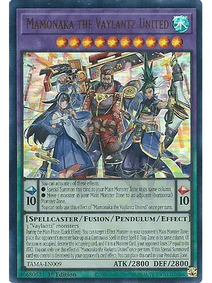Mamonaka the Vaylantz United - TAMA-EN009 - Ultra Rare