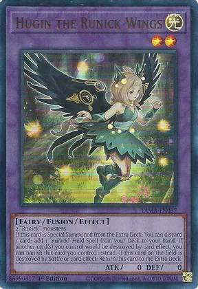 Hugin the Runick Wings - TAMA-EN037 - Ultra Rare 1