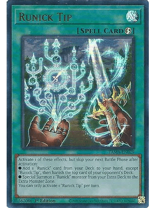 Runick Tip - TAMA-EN029 - Ultra Rare