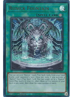 Runick Fountain - TAMA-EN027 - Ultra Rare