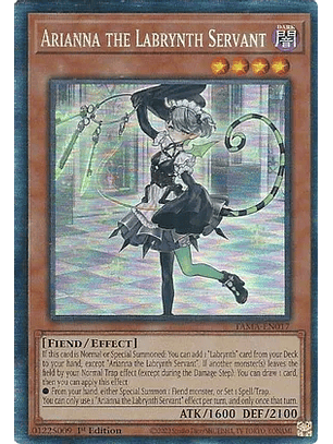 Arianna the Labrynth Servant - TAMA-EN017 - Collector Rare