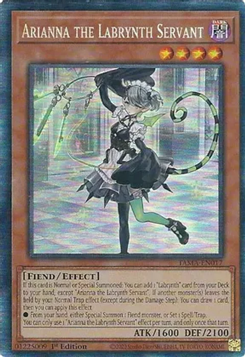 Arianna the Labrynth Servant - TAMA-EN017 - Collector Rare