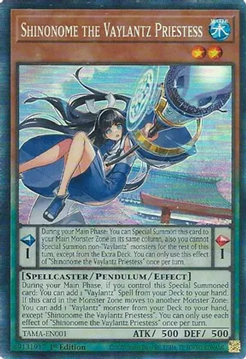 Shinonome the Vaylantz Priestess - TAMA-EN001 - Collector's Rare