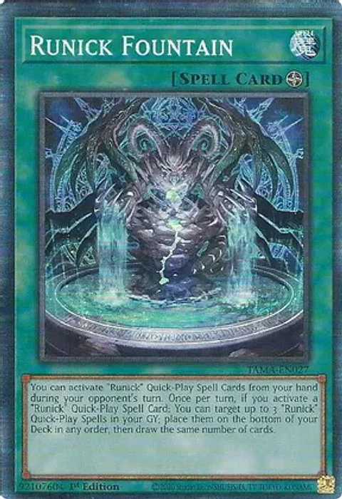Runick Fountain - TAMA-EN027 - Collector's Rare