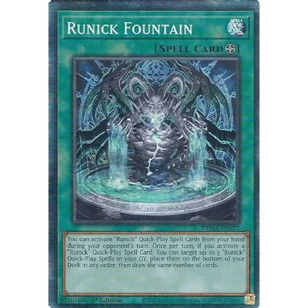 Runick Fountain - TAMA-EN027 - Collector's Rare