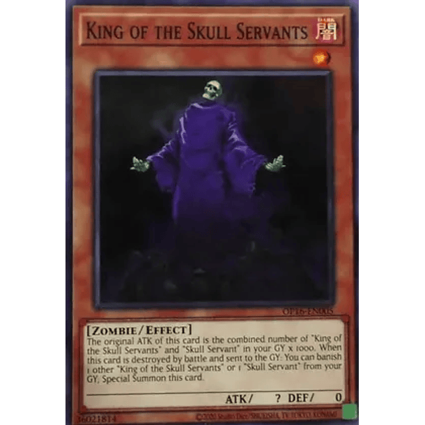 King of the Skull Servants - OP16-en005 - Super Rare