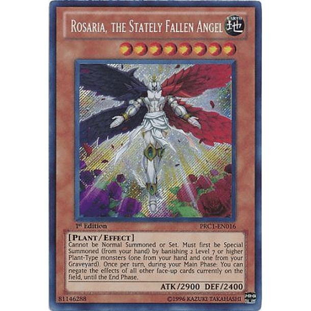 Rosaria, the Stately Fallen Angel - PRC1-EN016 - Secret Rare