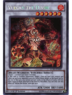 Vulcan the Divine - LC5D-EN249 - Secret Rare