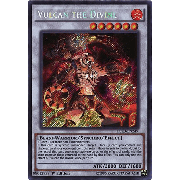 Vulcan the Divine - LC5D-EN249 - Secret Rare