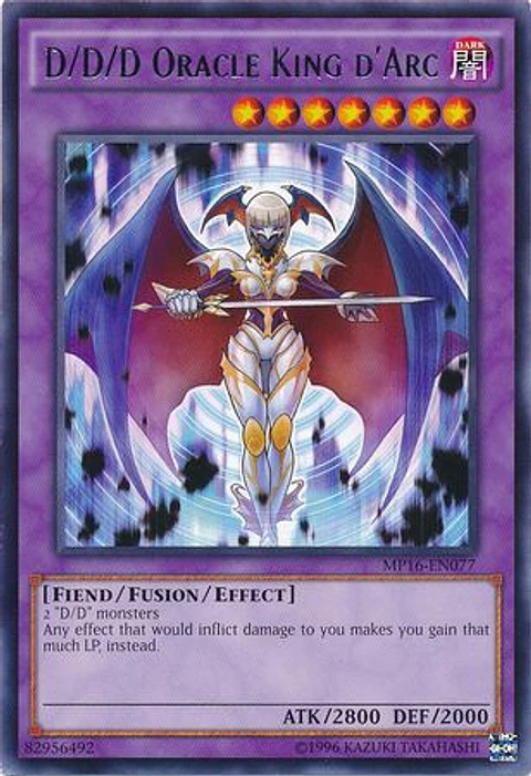D/D/D Oracle King d'Arc - MP16-EN077 - Rare