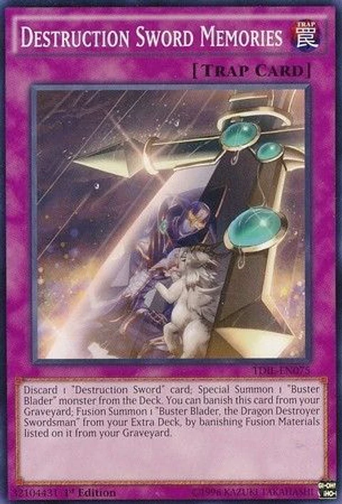 Destruction Sword Memories - TDIL-EN075 - Common 