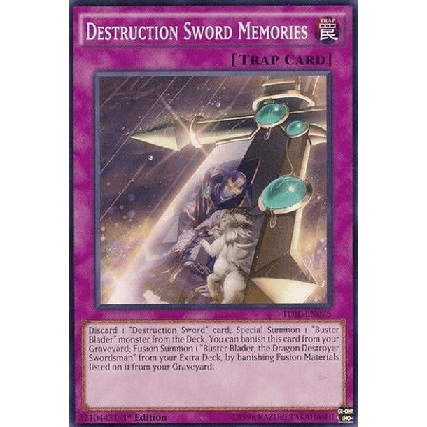Destruction Sword Memories - TDIL-EN075 - Common 