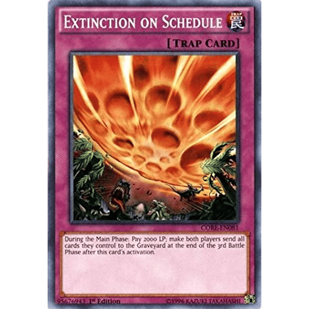 Extinction on Schedule - CORE-EN081 - Common