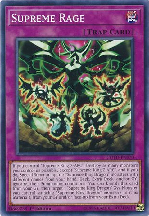 Supreme Rage - COTD-EN070 - Common 