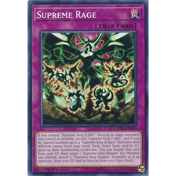 Supreme Rage - COTD-EN070 - Common 