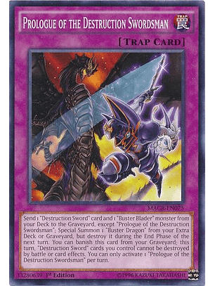 Prologue of the Destruction Swordsman - MACR-EN075 - Common