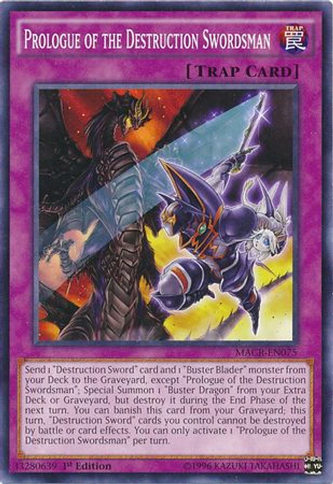Prologue of the Destruction Swordsman - MACR-EN075 - Common