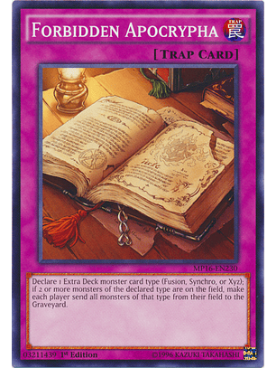 Forbidden Apocrypha - MP16-EN230 - Common