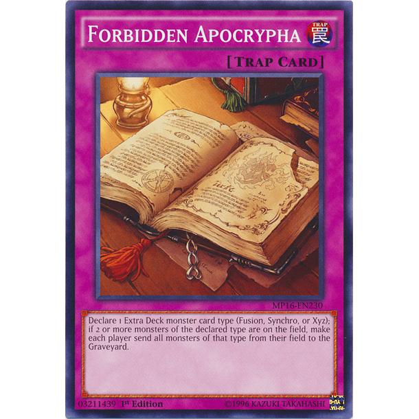 Forbidden Apocrypha - MP16-EN230 - Common