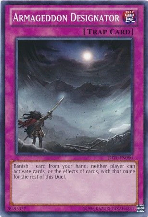 Armageddon Designator - JOTL-EN080 - Common 