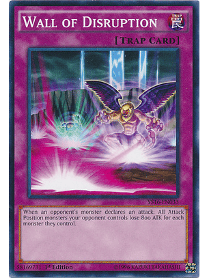 Wall of Disruption - YS16-EN033 - Common 