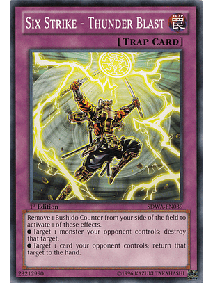 Six Strike - Thunder Blast - SDWA-EN039 - Common 