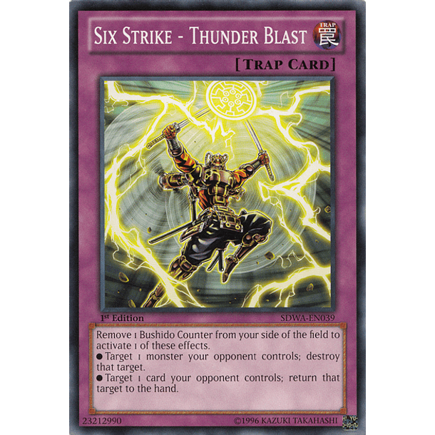 Six Strike - Thunder Blast - SDWA-EN039 - Common 