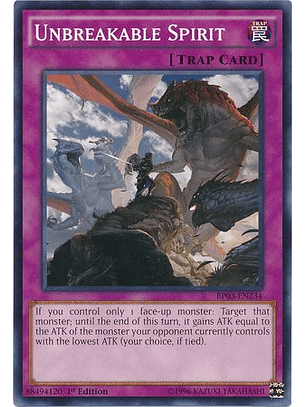 Unbreakable Spirit - BP03-EN234 - Common 