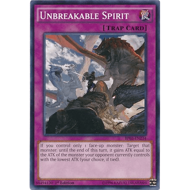 Unbreakable Spirit - BP03-EN234 - Common 
