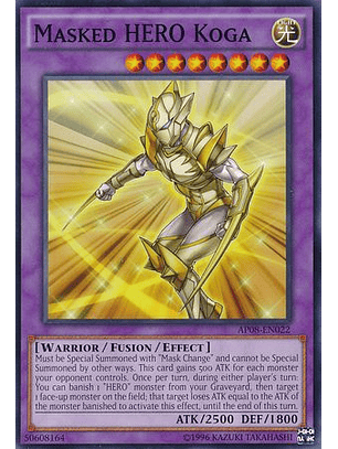 Masked Hero Koga - AP08-EN022 - Common