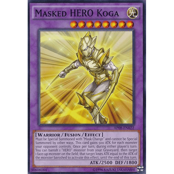 Masked Hero Koga - AP08-EN022 - Common