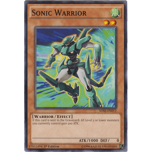 Sonic Warrior - SDSE-EN012 - Common