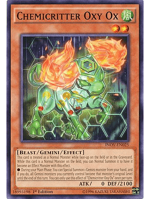 Chemicritter Oxy Ox - INOV-EN025 - Common 