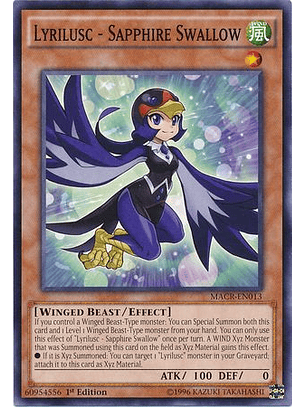 Lyrilusc - Sapphire Swallow - MACR-EN013 - Common