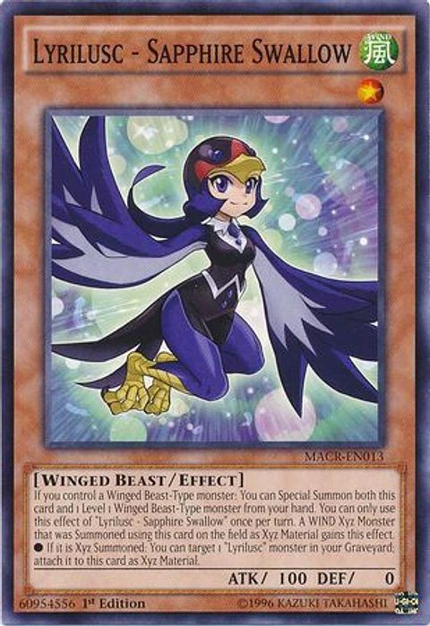 Lyrilusc - Sapphire Swallow - MACR-EN013 - Common