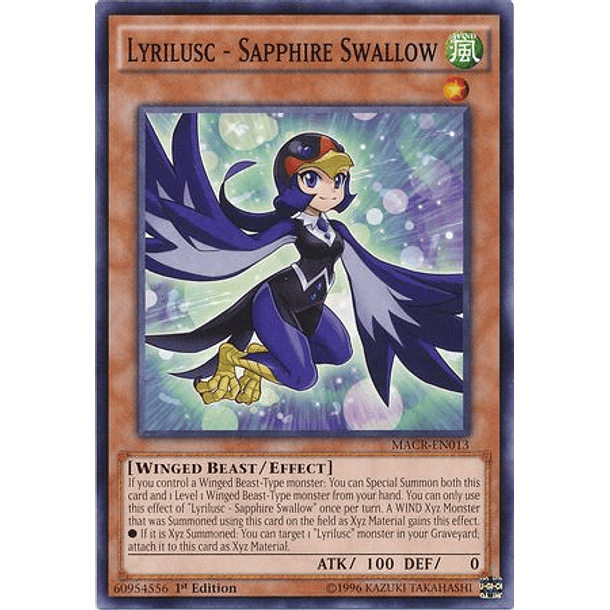 Lyrilusc - Sapphire Swallow - MACR-EN013 - Common