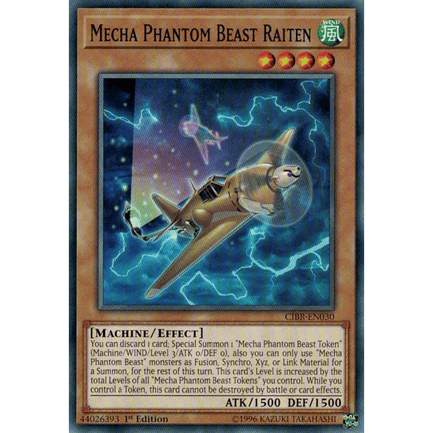 Mecha Phantom Beast Raiten - CIBR-EN030 - Common 