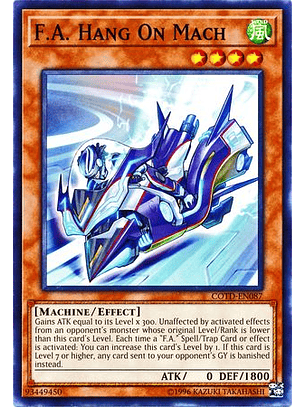 F.A. Hang On Mach - COTD-EN087 - Common