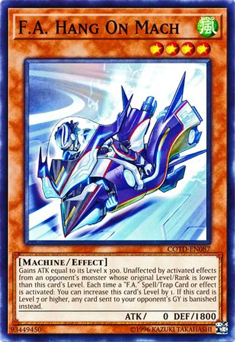 F.A. Hang On Mach - COTD-EN087 - Common