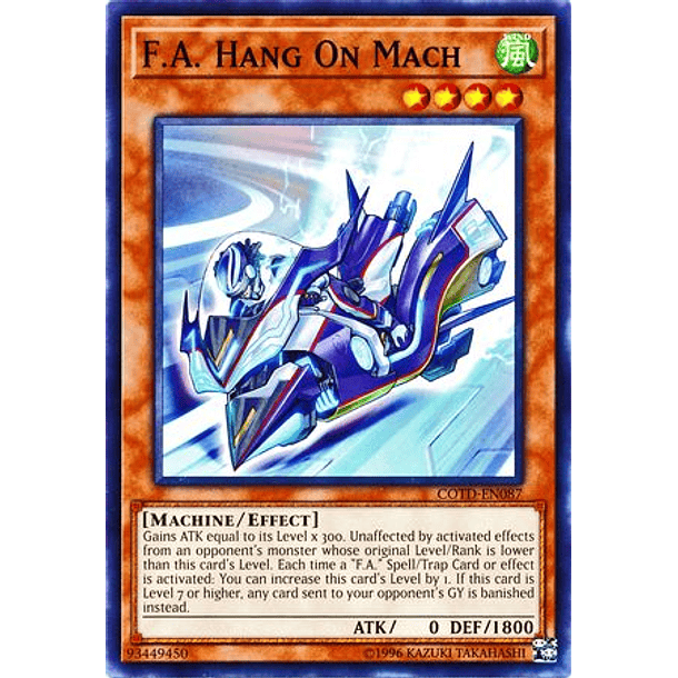 F.A. Hang On Mach - COTD-EN087 - Common