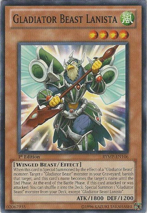 Gladiator Beast Lanista - RYMP-EN106 - Common