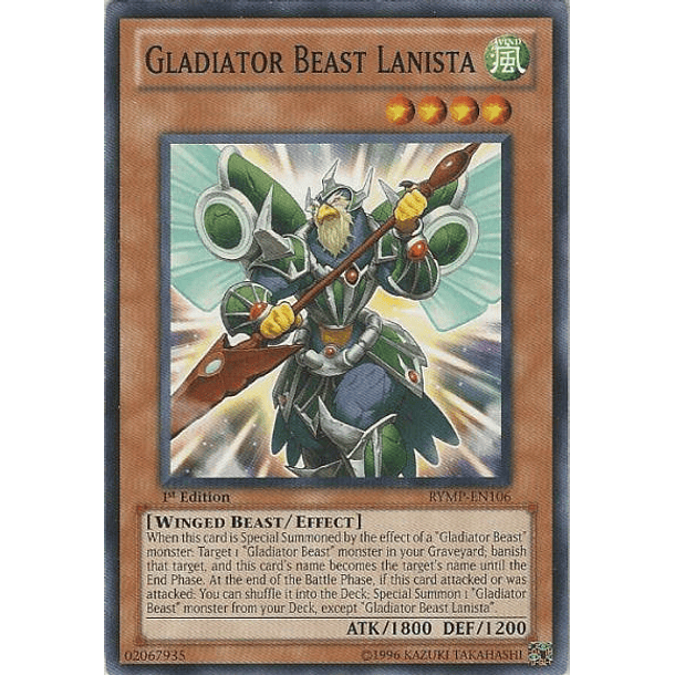Gladiator Beast Lanista - RYMP-EN106 - Common